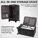 Kaleenie 29” Lightweight Aluminum Checked Luggage
