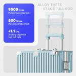 Wodtip 20-Inch Carry-On with USB & Cup Holder