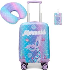 Cute Mermaid Kids' 2-Piece Luggage Set