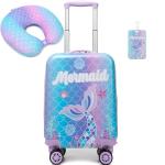 Cute Mermaid Kids' 2-Piece Luggage Set