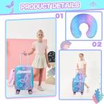 Cute Mermaid Kids' 2-Piece Luggage Set