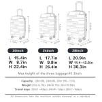 Coolife Hardside Carry-On Luggage with TSA Lock