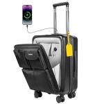22" Expandable Carry-On Luggage with USB Port