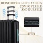 Merax 3-Piece Hardshell Luggage Set with Wheels