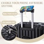 Merax 3-Piece Hardshell Luggage Set with Wheels