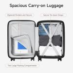 22" Expandable Carry-On Luggage with USB Port