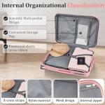 TRAVELEO 4-Piece Expandable Hardshell Luggage Set