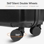 22" Expandable Carry-On Luggage with USB Port
