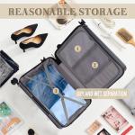 Merax 3-Piece Hardshell Luggage Set with Wheels