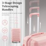TRAVELEO 4-Piece Expandable Hardshell Luggage Set