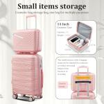 TRAVELEO 4-Piece Expandable Hardshell Luggage Set