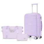 LARVENDER 20-Inch Lightweight Carry-On Suitcase