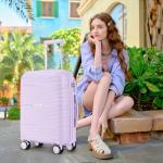 LARVENDER 20-Inch Lightweight Carry-On Suitcase