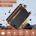 Vintage Style Airline Approved Carry-On Luggage Set