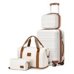 4-Piece Kono Hardside Carry-On Luggage Set