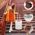 4-Piece Kono Hardside Carry-On Luggage Set