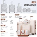 5-Piece Lightweight Suitcase Set With Wheels