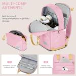 LARVENDER Expandable Vintage 3-Piece Luggage Set