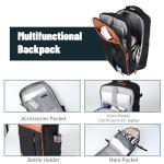 Vintage-Style Luggage Set with Backpack and Toiletry Bag