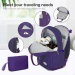 Lavender Expandable 3-Piece Hardshell Luggage Set