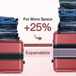 Showkoo 3-Piece Expandable Hardside Luggage Set