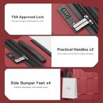 Showkoo 3-Piece Expandable Hardside Luggage Set