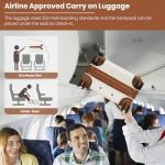 Kono 3-Piece Expandable Carry-On Luggage Set