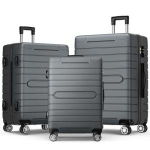Three-Piece Lightweight Hardside Luggage Set