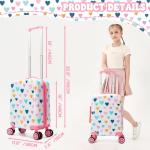Kid's 2-Piece Hardside Luggage Set with Pillow