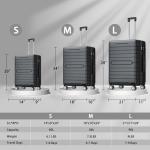Three-Piece Lightweight Hardside Luggage Set