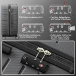 Three-Piece Lightweight Hardside Luggage Set