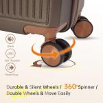 Hulsin 20-Inch Spinner Carry-On Luggage with TSA Lock