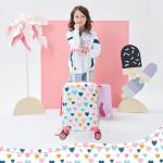 Kid's 2-Piece Hardside Luggage Set with Pillow