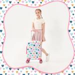 Kid's 2-Piece Hardside Luggage Set with Pillow