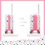 Kid's 2-Piece Hardside Luggage Set with Pillow