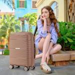 LARVENDER 20-Inch Airline Approved Carry-On Suitcase