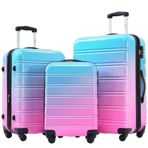 Merax 3-Piece Expandable Hardside Luggage Set