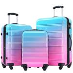 Merax 3-Piece Expandable Hardside Luggage Set