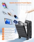 Island Elephant 22" Carry-On Luggage with USB Charge