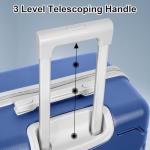 Romswi 3-Piece Lightweight Carry-On Luggage Set