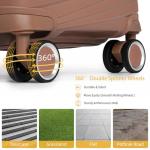 LARVENDER 20-Inch Airline Approved Carry-On Suitcase