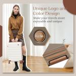 Hulsin 20-Inch Hardside Carry-On Luggage with Spinner Wheels