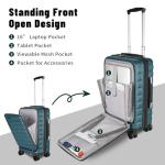 WireHot 20" Expandable Airline Approved Carry-On Luggage
