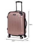 Kenneth Cole REACTION Renegade Rose Gold Carry-On Suitcase