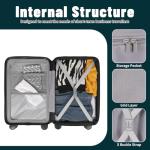 WireHot 20" Expandable Airline Approved Carry-On Luggage