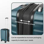 WireHot 20" Expandable Airline Approved Carry-On Luggage