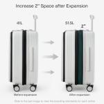 Hanke 20" Expandable Carry On Luggage - Aviation Chic