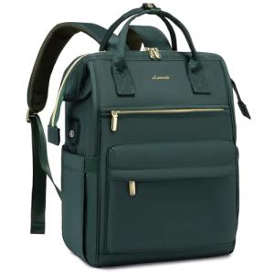 17" Green Laptop Backpack for Women - Aviation