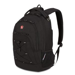 SwissGear 1186 Bungee Backpack, Black, 17-Inch
