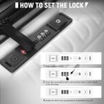 UrbanExplorer 20" Carry-On Luggage with USB Port